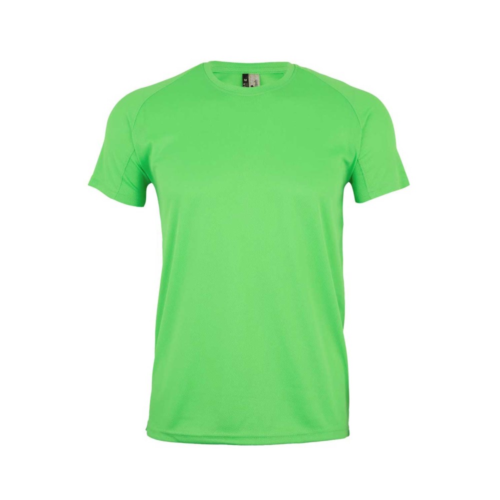 Camiseta de trabajo técnica MK520V Tech Mukua flúor lime