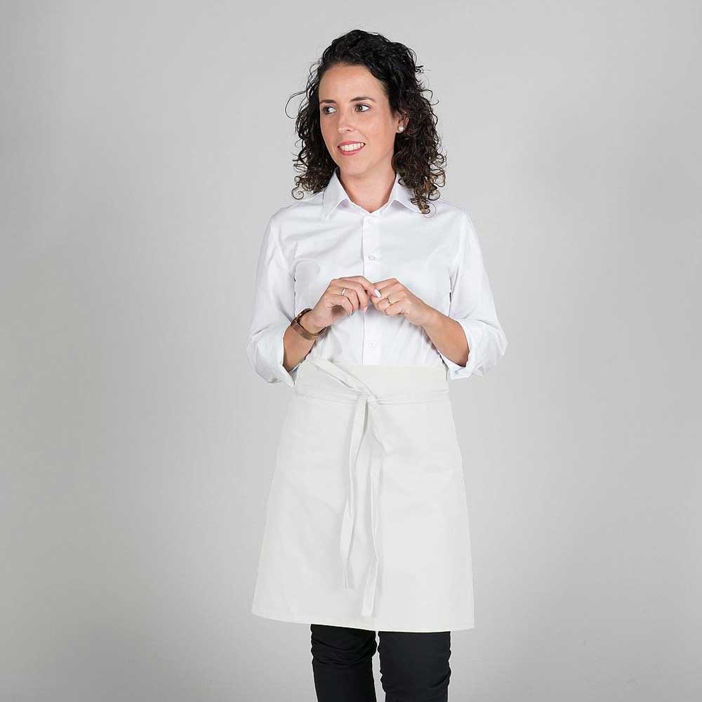 Delantal de camarero corto Garys 117000 Blanco