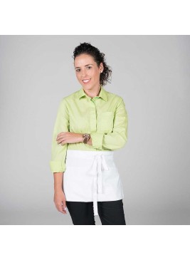 Delantal corto Garys 120300 Blanco