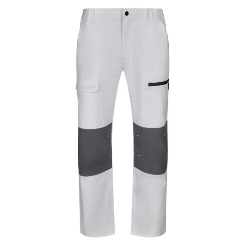 Pantalón de trabajo trekking Velilla 103022S blanco-gris