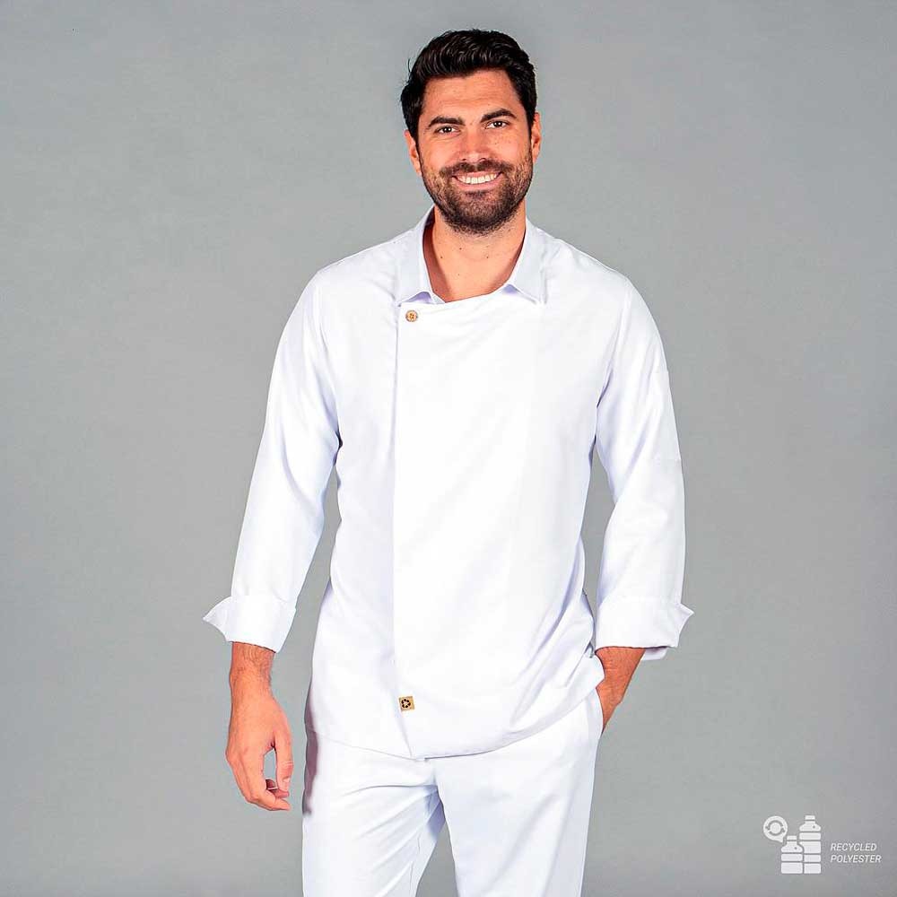 Chaqueta de cocina Garys 943100 Arias. Blanca