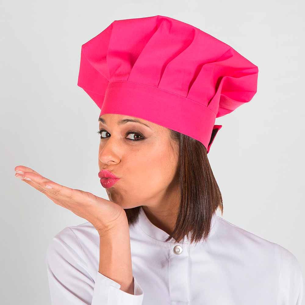 Gorro de cocina Chef Garys 4481V0 Fucsia