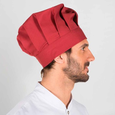 Gorro de cocina Chef Garys 4481V0 Burdeos