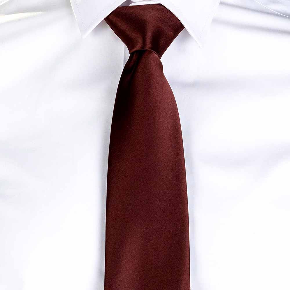 Corbata de camarero sin nudo Garys 321000 Marrón