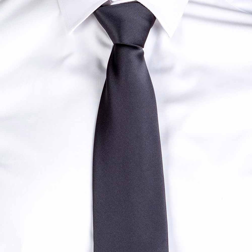 Corbata de camarero sin nudo Garys 321000 Gris Marengo