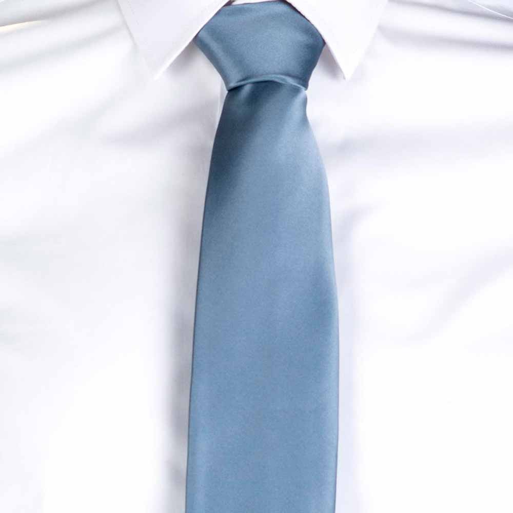 Corbata de camarero sin nudo Garys 321000 Gris perla