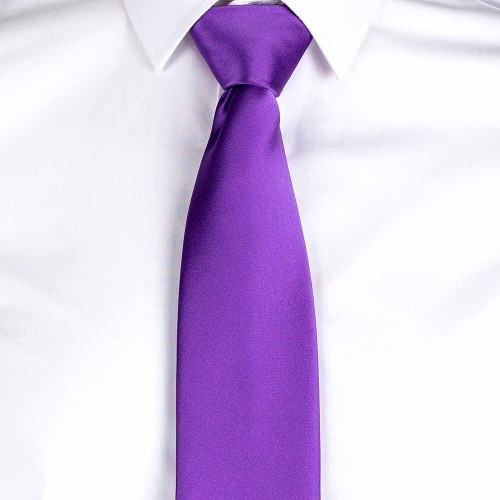 Corbata de camarero sin nudo Garys 321000 Morado