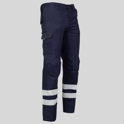 Pantalón Trabajo con Reflectantes Garys 7502BR | SoloUniformes