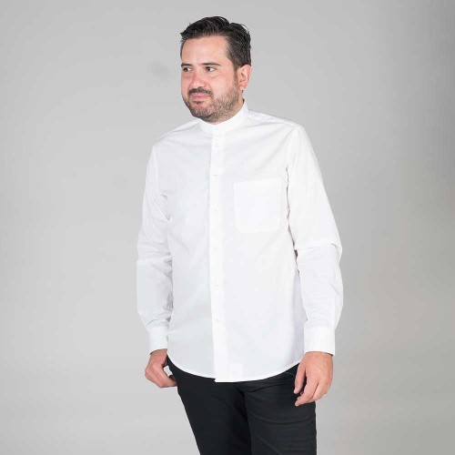 Camisa de camarero de hombre Garys 266000 Blanca