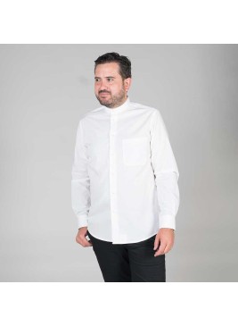 Camisa de camarero de hombre Garys 266000 Blanca