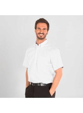 Camisa de trabajo con bolsillo Garys 265100 blanca