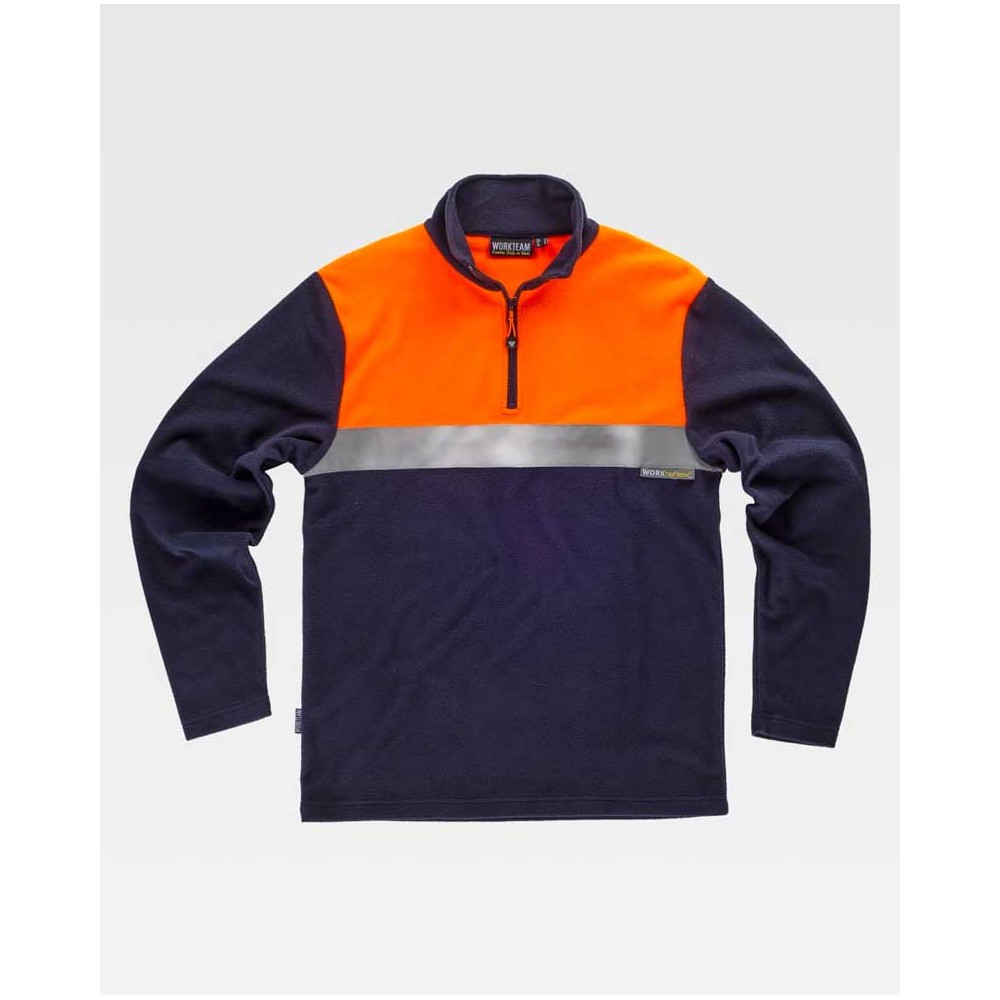 Polar alta visibilidad Workteam C4021 Marino-Naranja