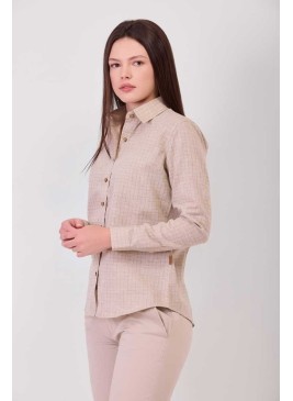 Camisa mujer manga larga B8890