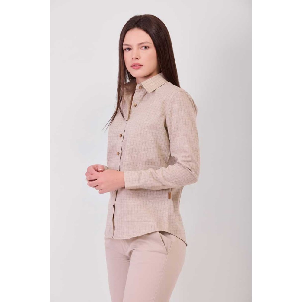 Camisa mujer manga larga B8890