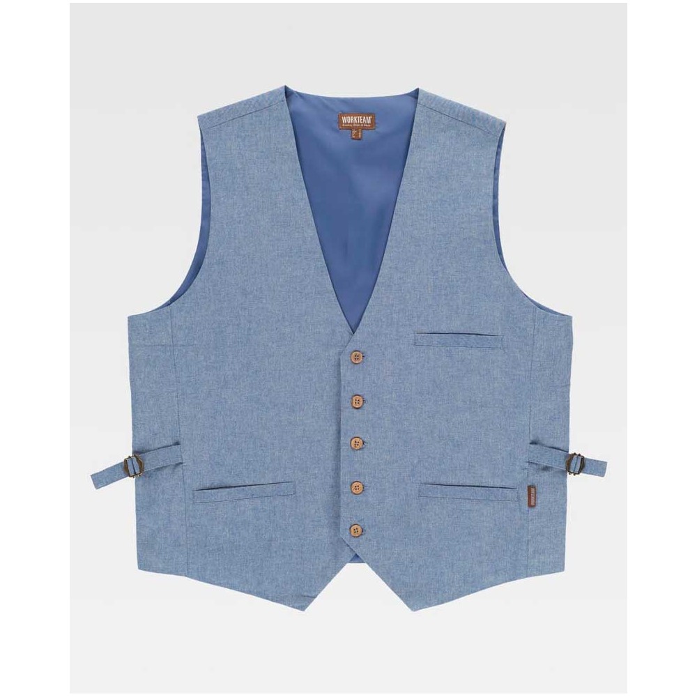 Chaleco Vaquero Workteam B9034