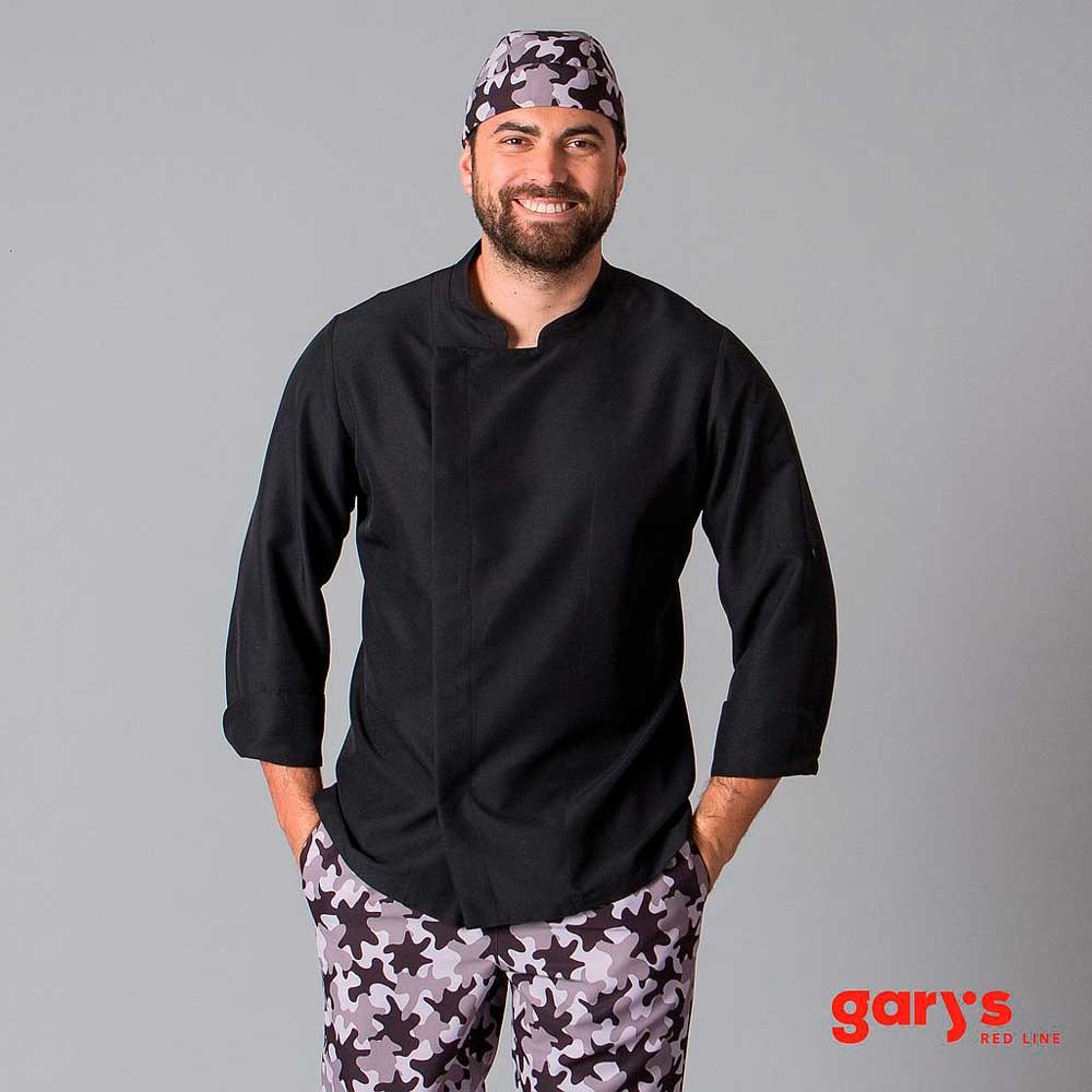 Chaqueta de cocina Garys Mejía 943200 Negra