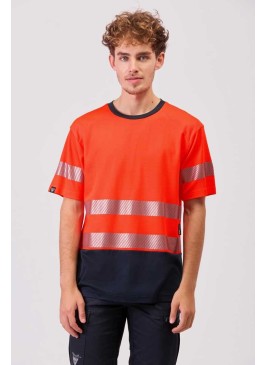Camiseta alta visibilidad combinada Workteam C3997