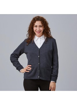 Rebeca para hosteleria de mujer de punto Garys 1025 Gris Marengo