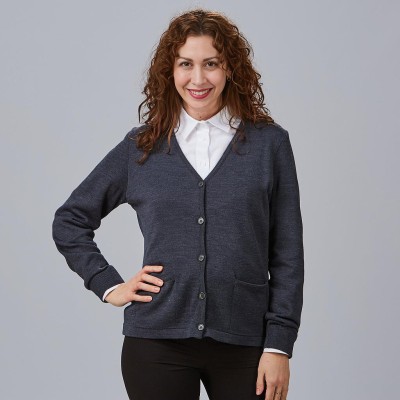 Rebeca para hosteleria de mujer de punto Garys 1025 Gris Marengo