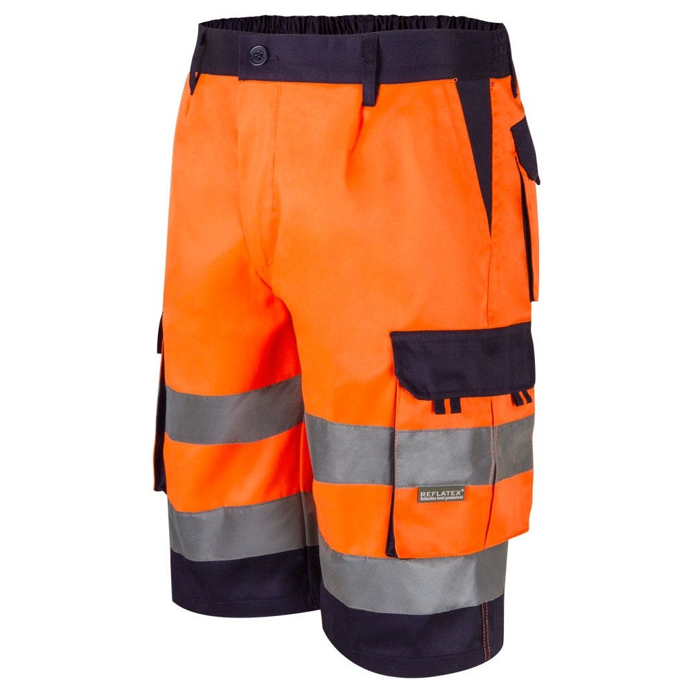 Bermuda de Alta Visibilidad Velilla 303004 Naranja
