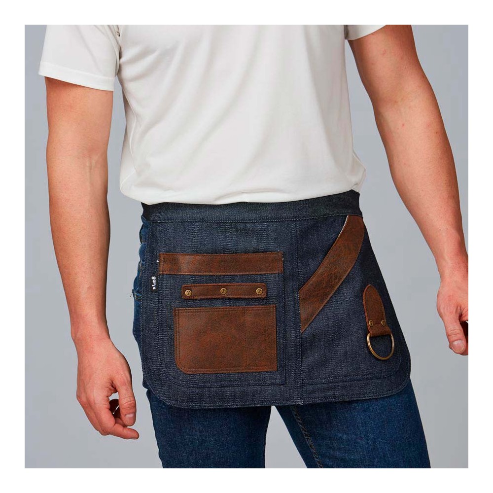 Delantal de barbero Garys 100003 Vaquero