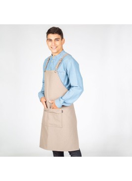 Delantal peto antimanchas Garys 100005 Gris