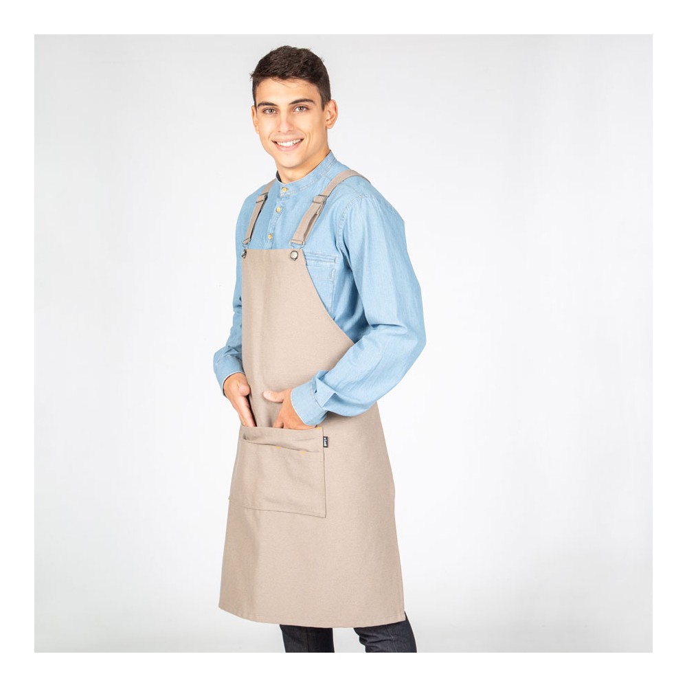 Delantal peto antimanchas Garys 100005 Gris