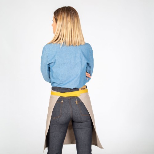 Delantal gris antimanchas Garys 100011