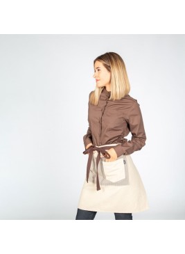 Delantal beige antimanchas Garys 100013