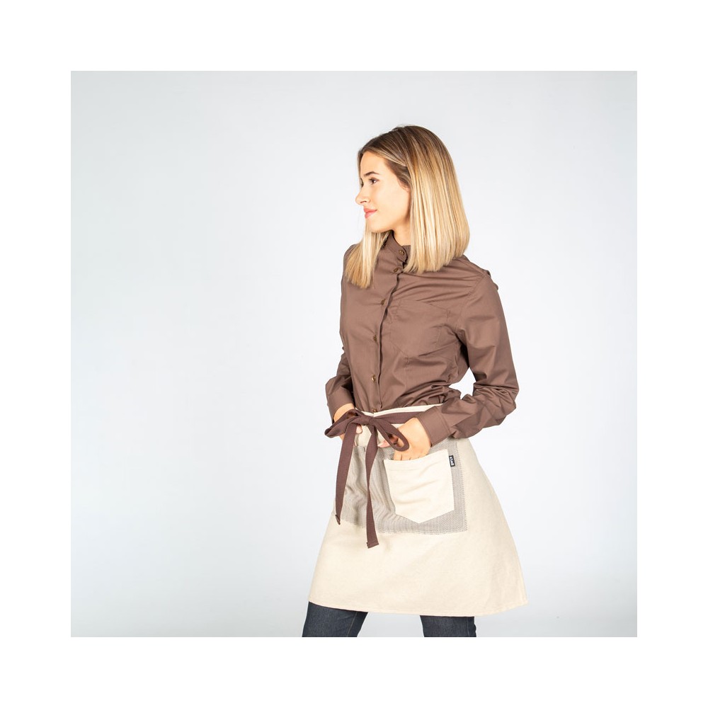 Delantal beige antimanchas Garys 100013