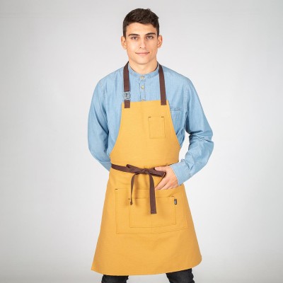 Delantal hosteleria antimanchas con peto y hebilla Garys 100014 albero