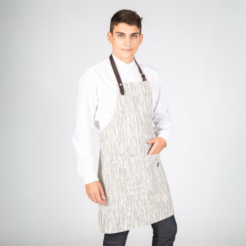 Delantal con peto marmolado Garys 100017
