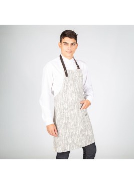 Delantal con peto marmolado Garys 100017