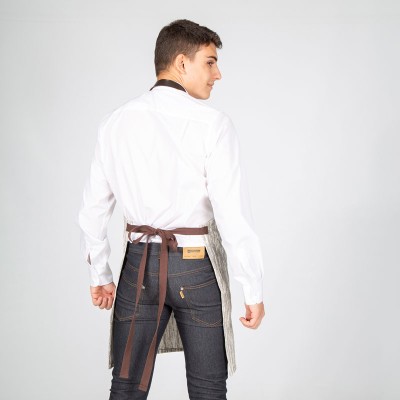 Delantal con peto marmolado Garys 100017