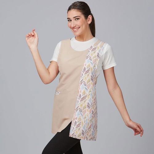 Casulla de peluquería taraza Garys 200036 gris marengo arena