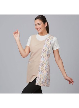 Casulla de peluquería taraza Garys 200036 gris marengo arena