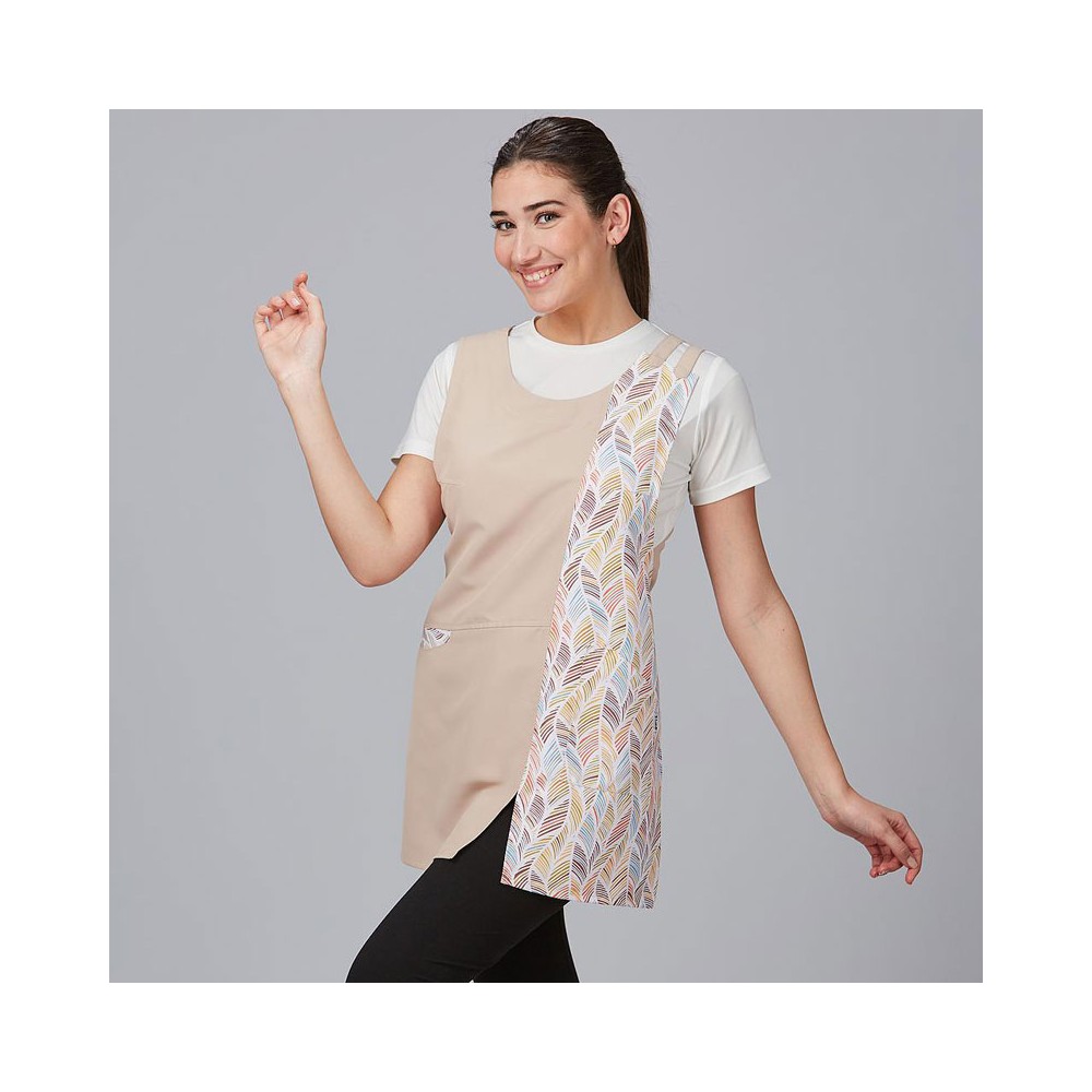 Casulla de peluquería taraza Garys 200036 gris marengo arena