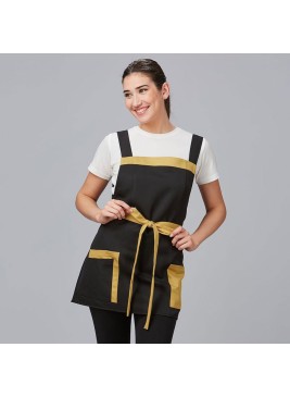Casulla de estética bicolor con bolsillos para utencilios Albero