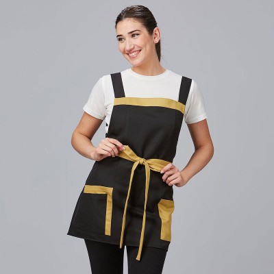 Casulla de estética bicolor con bolsillos para utencilios Albero
