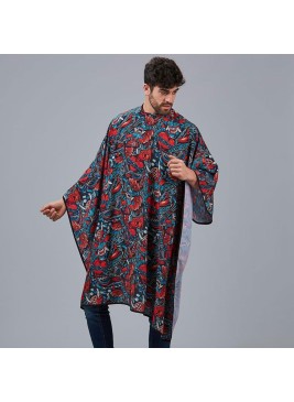 Capa de peluquería estampada Garys 350001 infierno