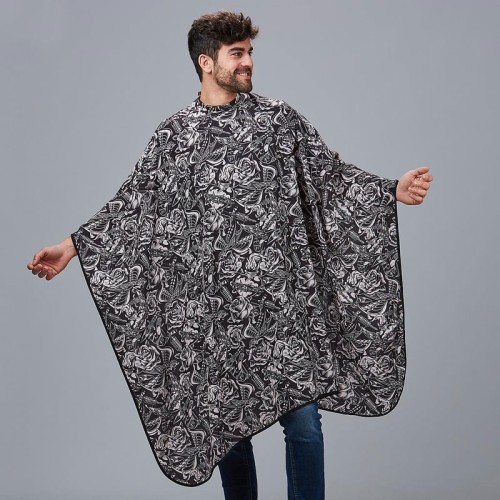 Capa de peluquería estampada Garys 350001 espinas