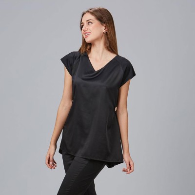 Blusa para peluquera liatris peach Garys 600028 Negra