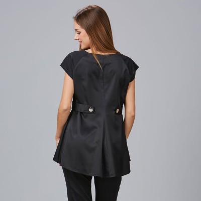 Blusa para peluquera liatris peach Garys 600028 Negra