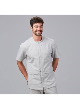 Blusa peluquería hombre abedul Garys 600035 gris perla