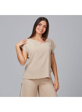 Blusa de peluquera bambula jara Garys 600036 beige