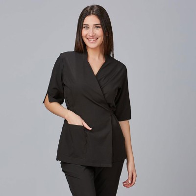 Blusa kimono para peluquera cardota Garys 600042 negro