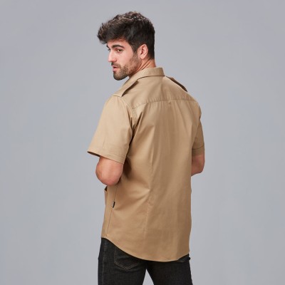 Camisa UNISEX para peluquería Garys 600054 camel
