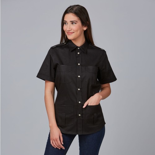 Camisa UNISEX para peluquería Garys 600054 negro