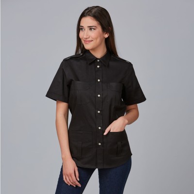 Camisa UNISEX para peluquería Garys 600054 negro