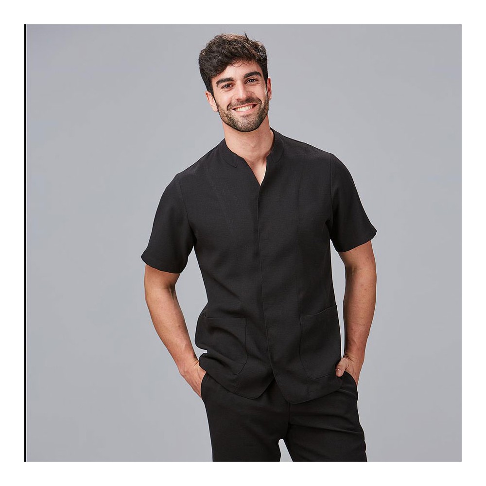 Chaqueta de peluquería para hombre Garys 600059 negro